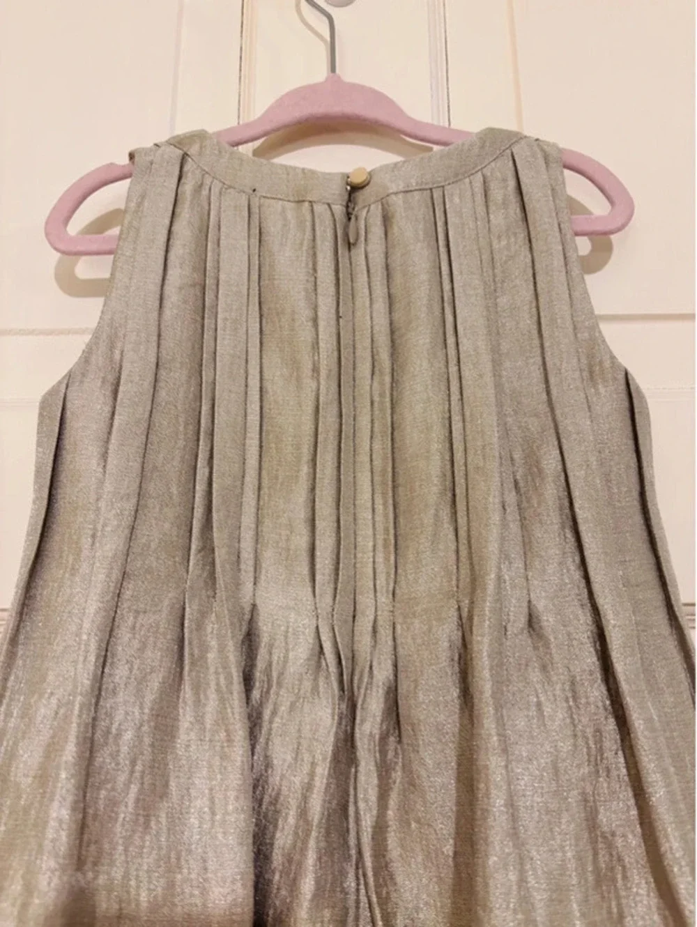 Baby Gap Girl’s Size 5 Gold Sleeveless Party Dress